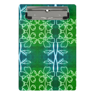 Colourful flower and veggies art mini clipboard