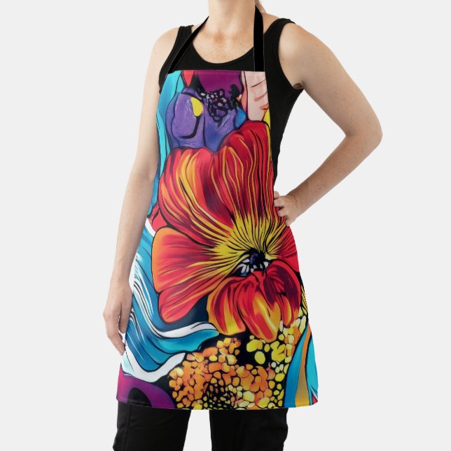 Colourful Flower Apron (Insitu)