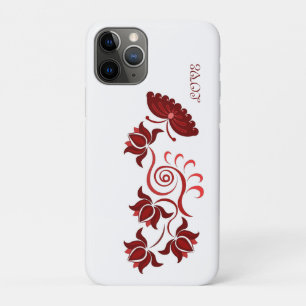 Colourful flower art gift iPhone 11 pro case