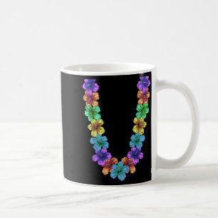 Colourful Flower Chain Tropical Summer Vacation Coffee Mug