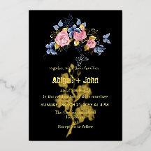 Colourful Flower gold tree wedding