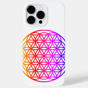 Colourful Flower of Life, scared geometry  Case-Mate iPhone 14 Pro Max Case