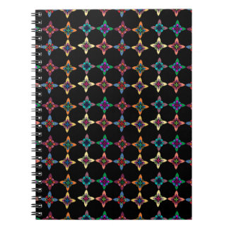 Colourful Flower Pattern Notebook