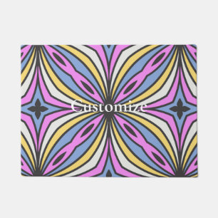 Colourful Flower Petals Thunder_Cove Doormat