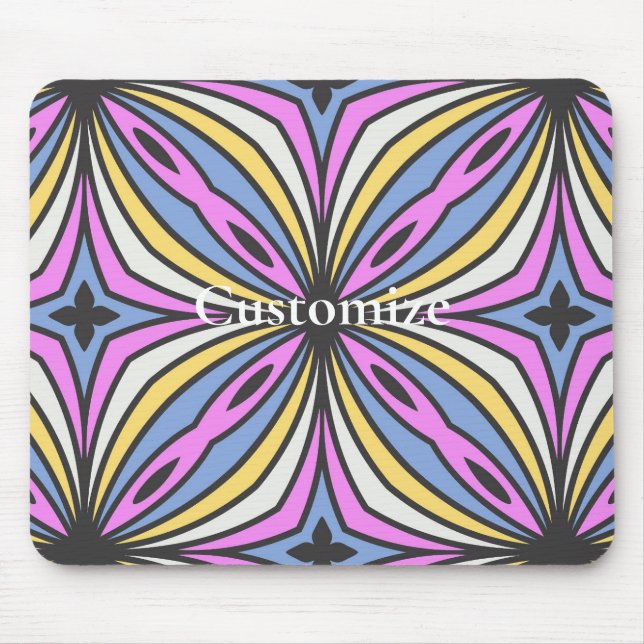 Colourful Flower Petals  Thunder_Cove Mouse Pad (Front)