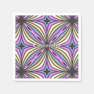 Colourful Flower Petals Thunder_Cove Napkin