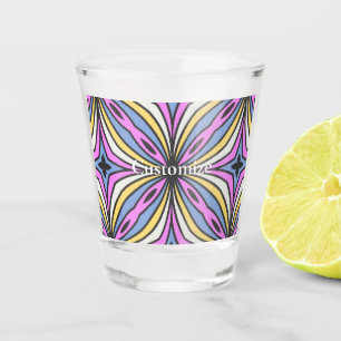 Colourful Flower Petals Thunder_Cove Shot Glass