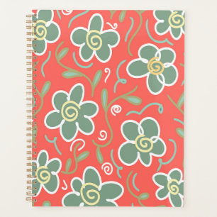 Colourful Flower Planner