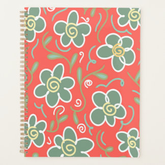 Colourful Flower Planner