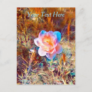 Colourful Flower Postcard