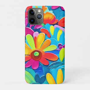Colourful Flower Power Painting iPhone 11 Pro Case