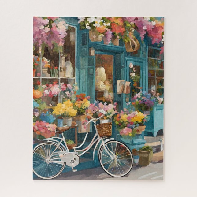 Colourful Flower Shop Puzzle (Vertical)