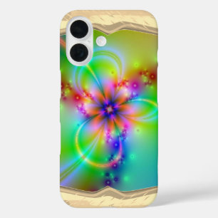 Colourful Flower With Ribbons iPhone 16 Case