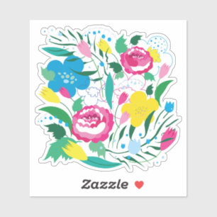 Colourful flowers. 