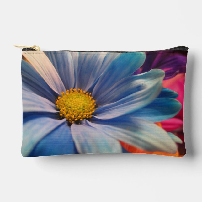 Colourful Flowers Accessory Pouch (Front)