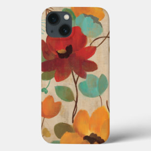 Colourful Flowers and Buds iPhone 13 Case