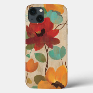 Colourful Flowers and Buds iPhone 13 Case