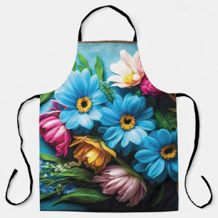 Colourful Flowers Apron