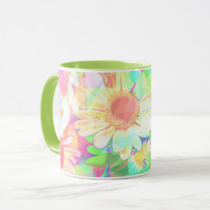 Colourful Flowers Bright Cheerful Mug