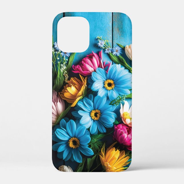 Colourful Flowers Case-Mate iPhone Case (Back)