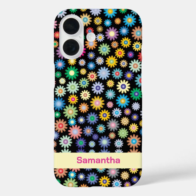 Colourful flowers Case-Mate iPhone case (Back)