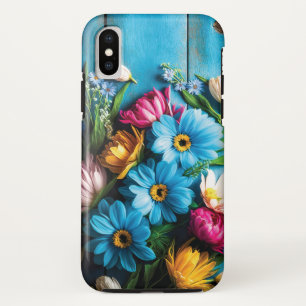 Colourful Flowers iPhone XS Case