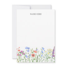Colourful flowers custom name