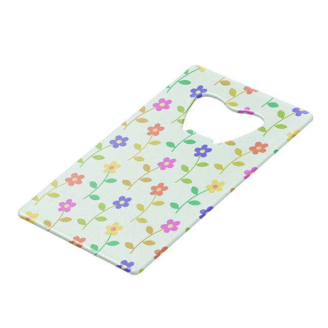 Colourful Flowers, Floral Pattern, Greenery, Boho (Front Angled)