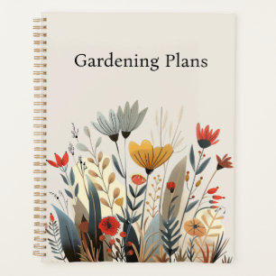 Colourful Flowers Gardening Planner