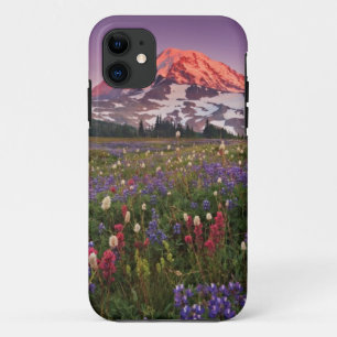 Colourful Flowers in Rainier National Park iPhone 11 Case