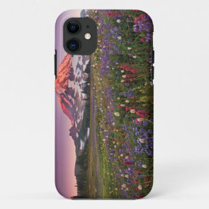 Colourful Flowers in Rainier National Park iPhone 11 Case