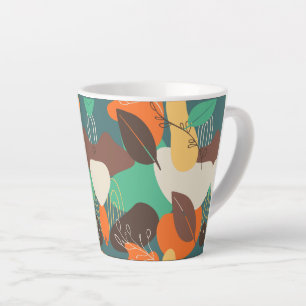 Colourful Flowers    Latte Mug