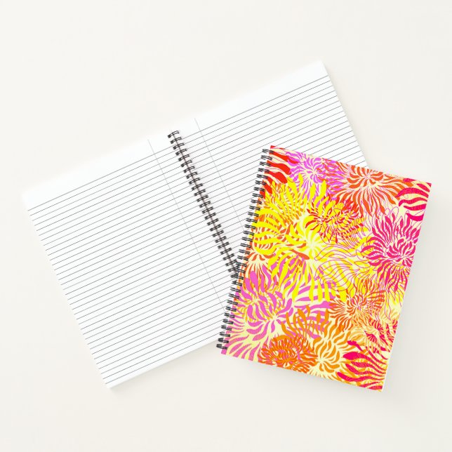 Colourful Flowers Notebook (Inside)