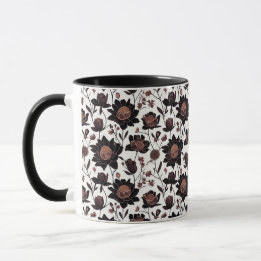 Colourful flowers pattern design 23 - Coffee Mug