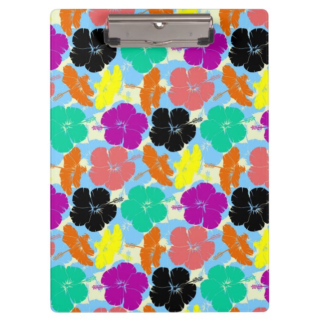 Colourful flowers patterns design Case-Mate iPhone Clipboard (Front)
