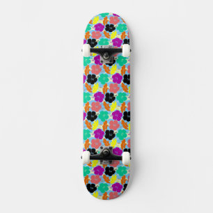 Colourful flowers patterns design Case-Mate iPhone Skateboard