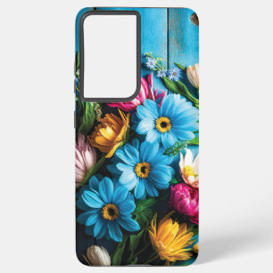 Colourful Flowers Samsung Galaxy Case