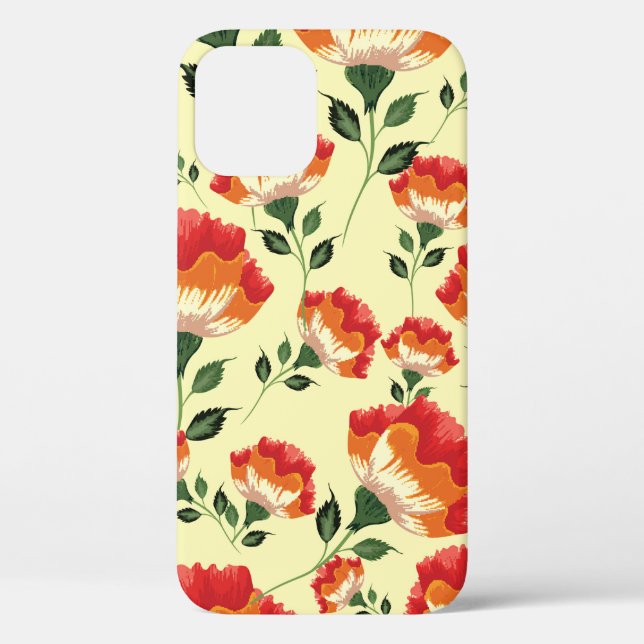 Colourful flowers seamless pattern Case-Mate iPhone case (Back)