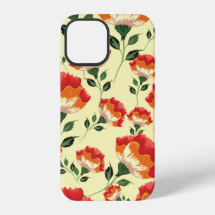 Colourful flowers seamless pattern iPhone 12 case