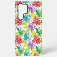 Colourful flowers seamless pattern