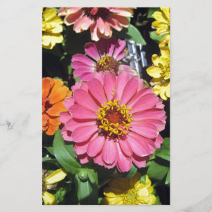 Colourful Flowers Stationery