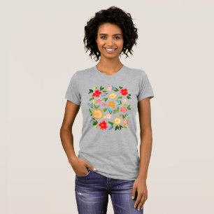 Colourful Flowers T-Shirt