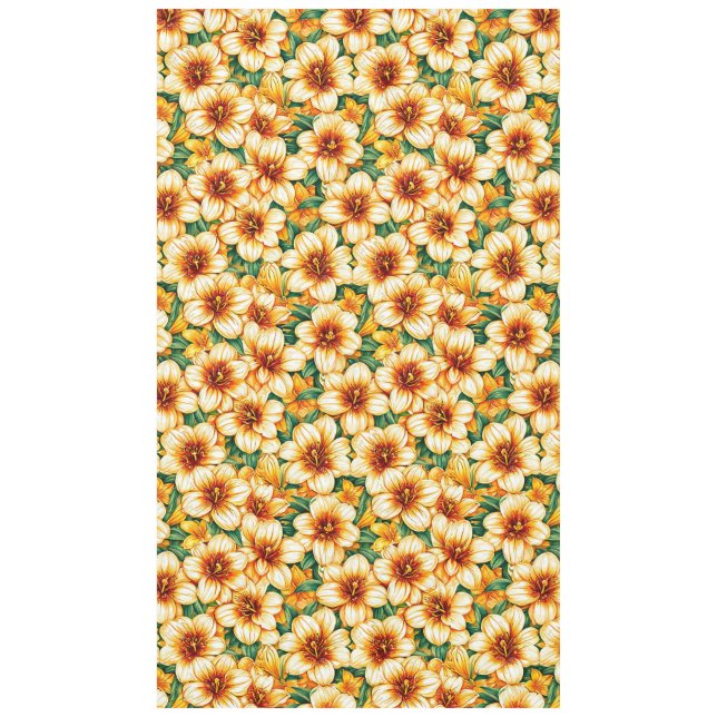 Colourful flowers tablecloth (Front)
