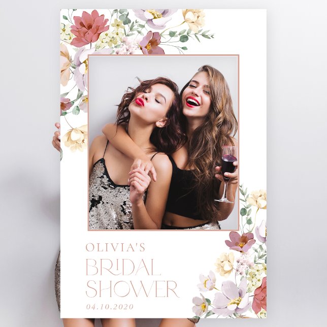 Colourful Flowers, Wildflowers, Boho, Bridal Showe Poster (Creator Uploaded)