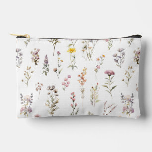 Colourful Flowers, Wildflowers, Garden Flowers Accessory Pouch