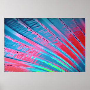 Colourful Flowing phosphorescence Poster