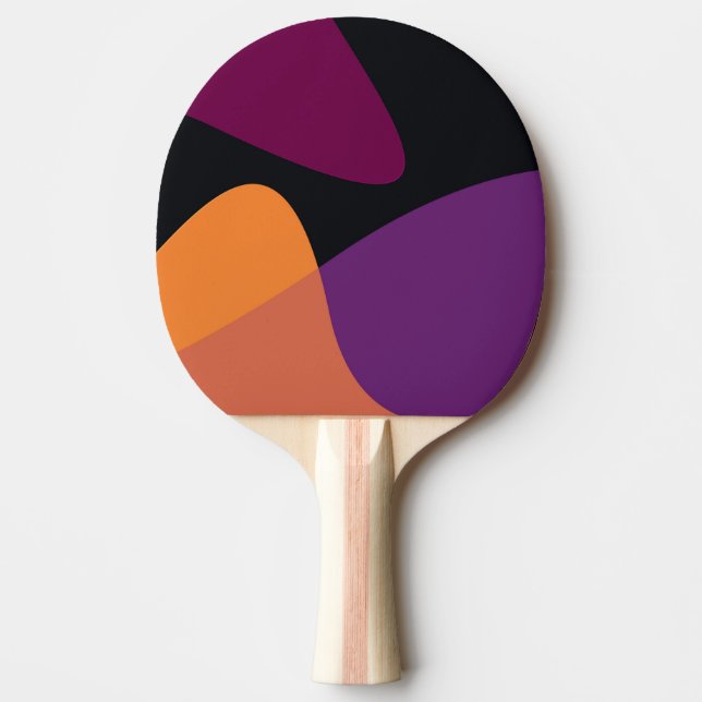 Colourful Fluid Ping Pong Paddle (Front)