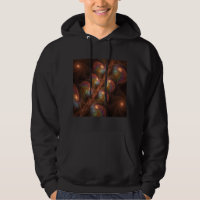 Colourful Fluorescent Abstract Trippy Brown Fracta