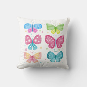 Colourful Flutter Friends Cushion