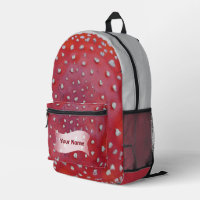 Colourful Fly Amantis Pattern Cust. Text Backpack